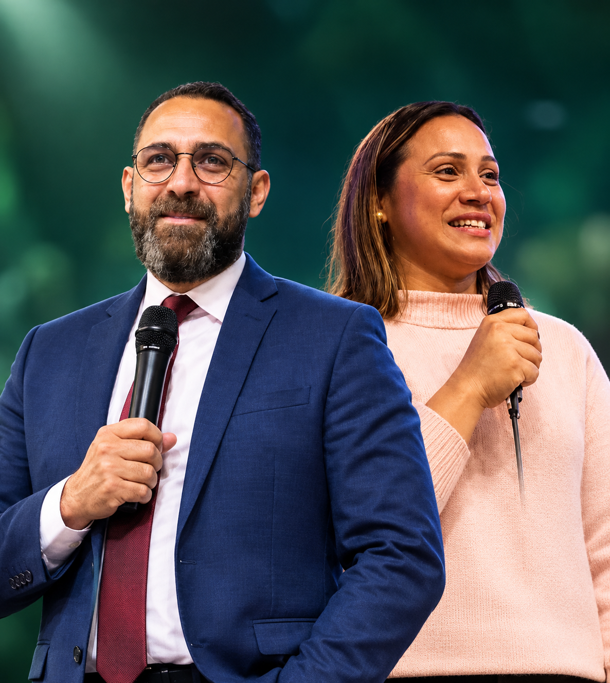 Pastor e pastora do Ministério Manassés